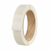 50mm Ronde Sluitzegels / Sluitsticker - Rol van 1000 stuks - Transparant