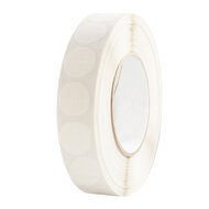 35mm Ronde Sluitzegels Met Perforatie / Sluitsticker - Rol van 3000 stuks - Transparant