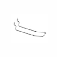 10cm - Dubbele Gaatjeswand / Perfowandhaak / Boardhaak / Displayhaak - Metaal - type: PHO-10D