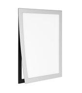 A4 Magnetische Menukaarthouder / Zilveren Magneetlijst voor Menu&#039;s - MagFrame-A4-Zilver