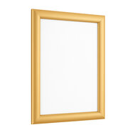 A4 - Aluminium Kliklijst - 25 mm - Goud (Snap Frame / Posterlijst)