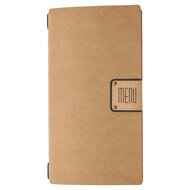 Menumap / Menukaart Mappen - Type: ECOMENU - Lichtbruin - A4 Small