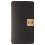 Menumap / Menukaart Mappen - Type: ECOMENU - Zwart - A4 Small