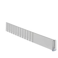 Breekbare Vakverdeler / Schapverdeler / Plank Scheidingsdelen - 6 cm hoog - Transparant - Type SV60-M