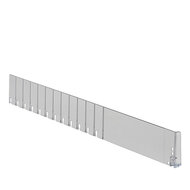 Breekbare Vakverdeler / Schapverdeler / Plank Scheidingsdelen - 6 cm hoog - Transparant - Type SV60-L