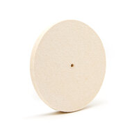 &oslash; 125mm Polijstschijf - Dikte: 10mm - 95% Premium Wolvilt 