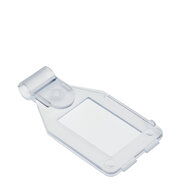 Transparante Prijslabel / Scanvaantje / Pendelclip / Prijskaarthouder - 25 x 27 mm - type: PCL-27T