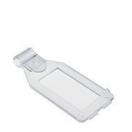 Transparante Prijslabel / Scanvaantje / Pendelclip / Prijskaarthouder - 25 x 38 mm - type: PCL-38T