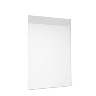 A4 - Transparante U-houder met 2 boorgaten - Staand - Posterhouder - Menukaarthouder - type UB-A4-Staand