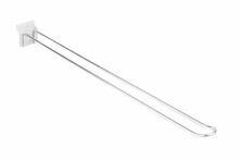 40cm - Dubbele Lamellenwand Displayhaak / Slatwall Blisterhaak - Metaal - type: SLH-40D
