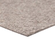 Wolvilt - Grijs (gem&ecirc;leerd) - 50cm x 50cm - Dikte: 3 mm - 0,36 kg/dm&sup3;