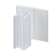 100 stuks - Zelfklevende Kaartgripper / Kaarthouder - Scharnierend - 2,5 cm - Type: ZKS-25