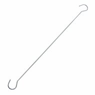 100 stuks - C-Haak - Aluminium - Zilver - 10cm - type CH-10