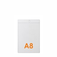 Prijskaarthoesje voor A8 / Meubelkaarthoes / Flexibele Hoes - Type PHS-A8