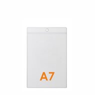 Prijskaarthoesje voor A7 / Meubelkaarthoes / Flexibele Hoes - Type PHS-A7