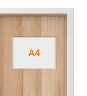 Zelfklevende Insteekhoes voor A4 / Flexibele Kaarthouder met opening aan de lange zijde 