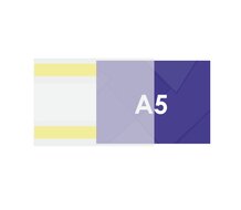 100 stuks - A5 PVC Posterhoes / Zelfklevende Documenthouder / C-Hoes / Wandposterhouder - A5-Liggend