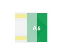 100 stuks - A6 PVC Posterhoes / Zelfklevende Documenthouder / C-Hoes / Wandposterhouder - A6-Staand