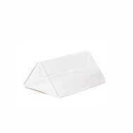10,5cm - Transparante Menukaarthouder / Acrylglas Houder / Standaard - Type: MZ-105-T