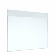 A4 U-houder met 2 boorgaten - Liggend - Transparante Posterhouder / Menukaarthouder - type UB-A4-Liggend 