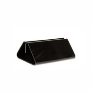 10,5cm - Glanzend Zwarte Menukaarthouder / Houder / Standaard - Type: GZ-105-M