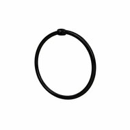 38mm Metalen Scharnierringen / Bindringen / Klikringen - Zwart