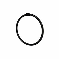 50mm Metalen Scharnierringen / Bindringen / Klikringen - Zwart