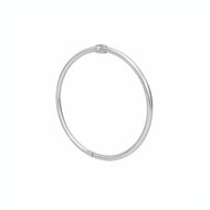 50mm Metalen Scharnierringen / Bindringen / Klikringen - Zilver