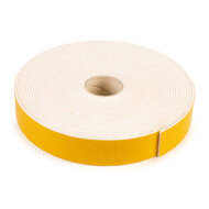 Zelfklevend Vilt / 30mm Plakvilt op Rol (10m) - Wit - Breedte: 30mm - Dikte: 3 mm - Lengte: 10 Meter