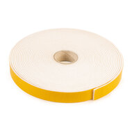 Zelfklevend Vilt / 20mm Plakvilt op Rol (10m) - Wit - Breedte: 20mm - Dikte: 3 mm - Lengte: 10 Meter