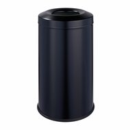 Zelfdovende Vuilnisbak / Afvalbak - 20 Liter - Mat Zwart