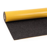 Zelfklevend Akoestisch Wolvilt / Plakvilt voor Interieurbekleding - Antraciet - Breedte: 0,9 meter - Dikte: 4,5 mm