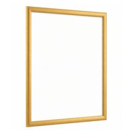 A2 - Aluminium Kliklijst - 25 mm - Goud (Snap Frame / Posterlijst)
