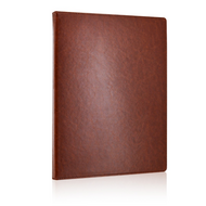 A4 Welkomstmap / Gastenmap met insteekhoezen (uitbreidbaar van 4 tot 40 pagina's) - Type: CL Donkerbruin