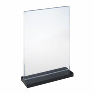 A4 Magnetische T-Standaard / Tafelhouder / Luxe Menukaarthouder - type T-A4-MAG 