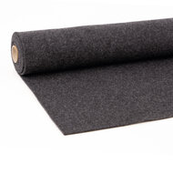 Wolvilt  voor Auto- en Camperbekleding - Antraciet - Breedte: 2 meter - Dikte: 3 mm