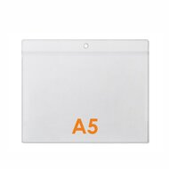 100 stuks - A5 Prijskaarthoesje / Meubelkaarthoes / Flexibele Hoes - Type PHS-A5-Liggend