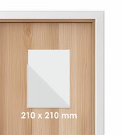 210 x 210mm Zelfklevende Insteekhoes - Transparant - Driehoek