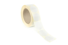 30mm - Ronde Signaaletiketten / Markeringspunten - Rol van 1000 stuks - Wit