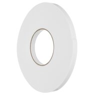 19mm - Dubbelzijdig PE-Schuim Foamtape - Wit - Dikte: 2mm - Lengte: 25 Meter 