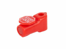 100 stuks - Anti-Diefstal Slot voor Displayhaak / Haakslot voor Dubbele Displayhaken - type: Stop-Lock-Rood