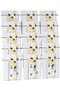 Staaldraad Brochurehouder / Folderhouder - Wand 15 x A4