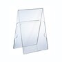 A6 - Dubbele Folderhouder / A-Standaard / Acrylglas Tafelhouder - type DU-A6-PM