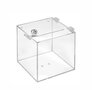 15cm Transparante Donatiebox / Idee&euml;nbus met Slot