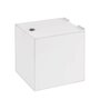 20cm Witte Donatiebox / Idee&euml;nbus met Slot