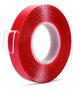 12mm - Dubbelzijdige PET Tape - Transparant - 50 Meter Op Rol
