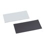 50x100mm Magnetische Labels / Magnetische Etiketten - Wit - 50 stuks