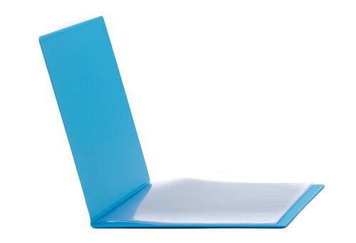 PVC Menumap (A4) - type Classic-Lichtblauw