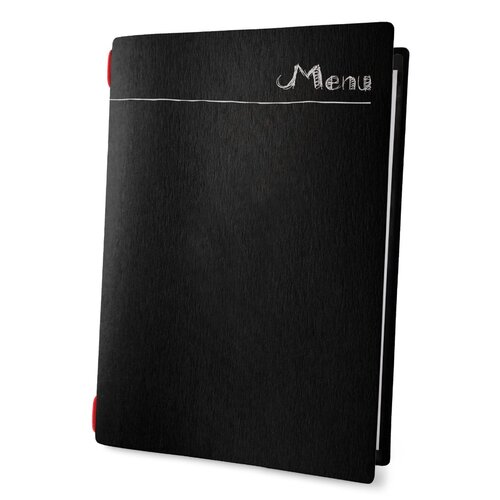 Menumap / Menukaart Mappen - Type: ECO-Black-Krijt - A4