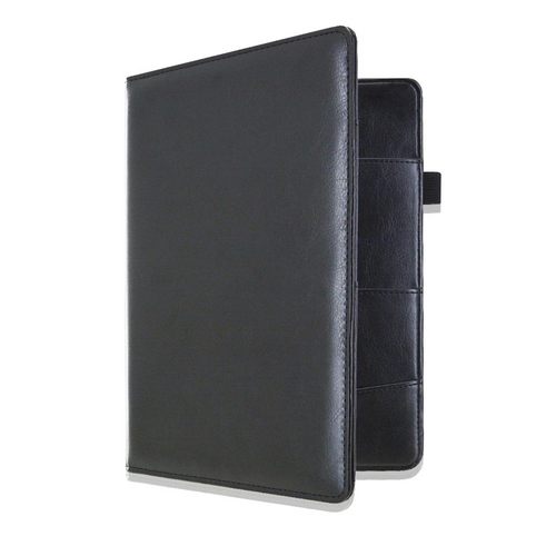 Reispapieren Hoesje / 17 x 23 cm Reisdocumenten Mapje / Organizer - R4 - Zwart